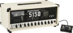 Ampli guitare électrique tête / pédale Evh 5150 Iconic 15W 6L6 Head - Ivory