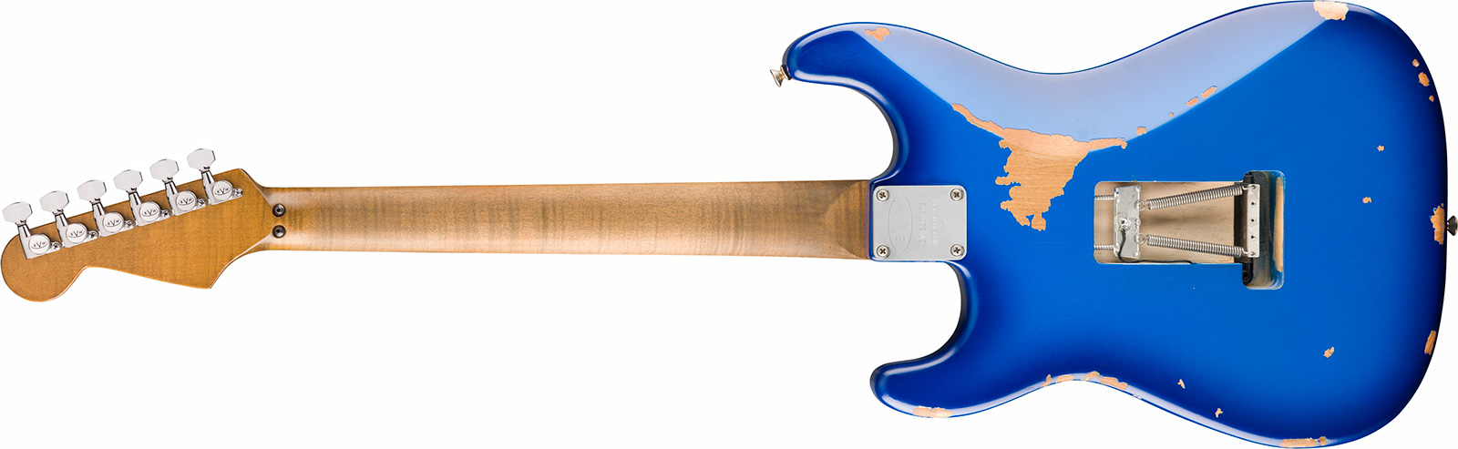 Evh Frankenstein Relic Mex 1h Fr Mn + Premium Cable 42.inc + Premium Strap - Blueburst - Pack Guitare Électrique - Variation 3