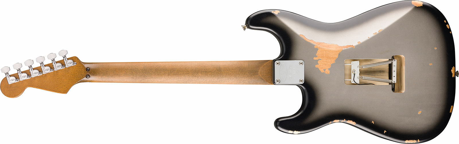Evh Frankenstein Relic Mex 1h Fr Mn + Premium Cable 42.inc + Premium Strap - Silverburst - Pack Guitare Électrique - Variation 2