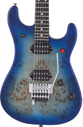 Guitare électrique forme str Evh                            5150 Series Deluxe Poplar Burl (MEX, EB) - Aqua burst