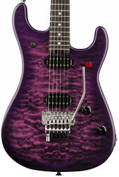 Guitare électrique forme str Evh 5150 Series Deluxe QM (MEX, EB) - Purple daze