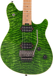 Guitare électrique métal Evh                            Wolfgang WG Standard QM - Transparent green
