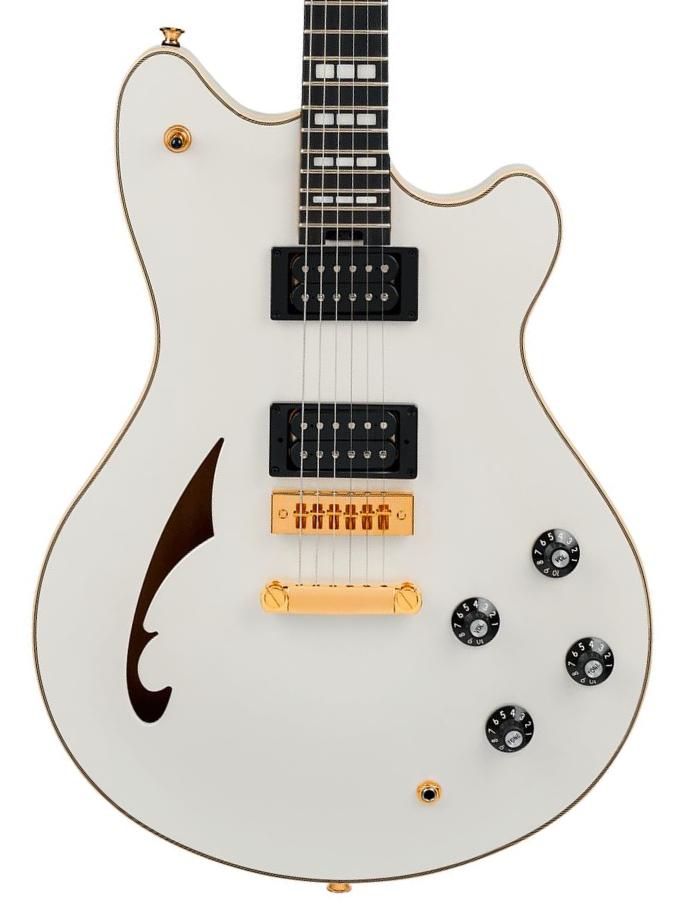 Guitare électrique 1/2 caisse Evh SA-126 Special - Platinum pearl metallic