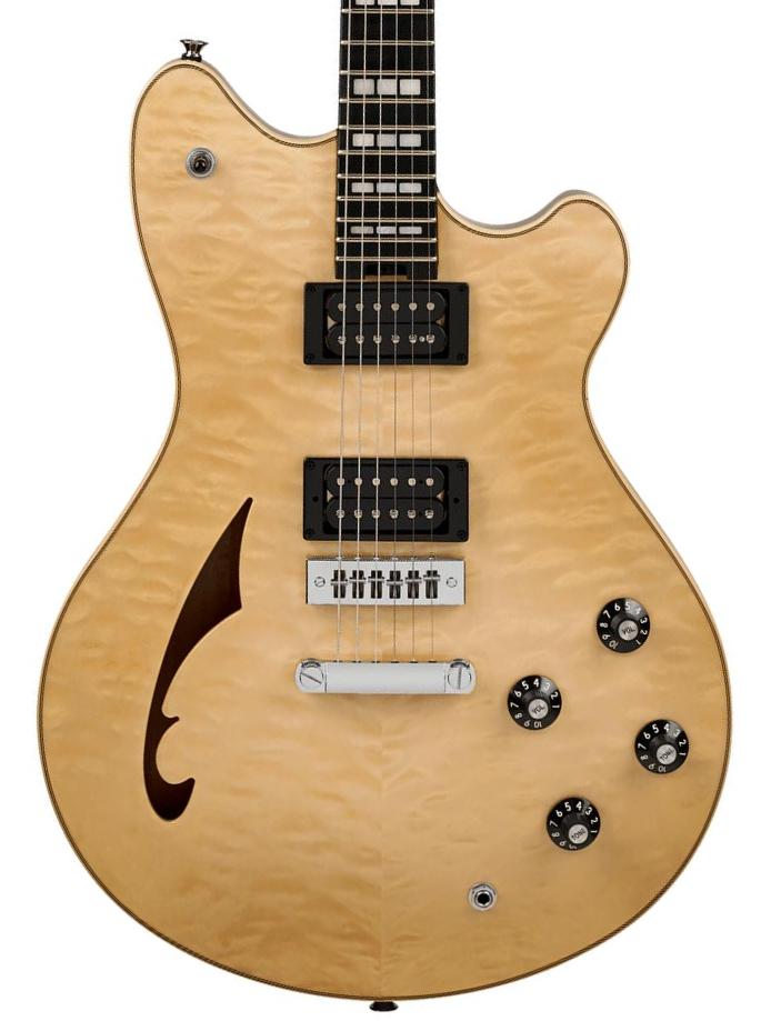 Guitare électrique 1/2 caisse Evh SA-126 Special QM - El natural