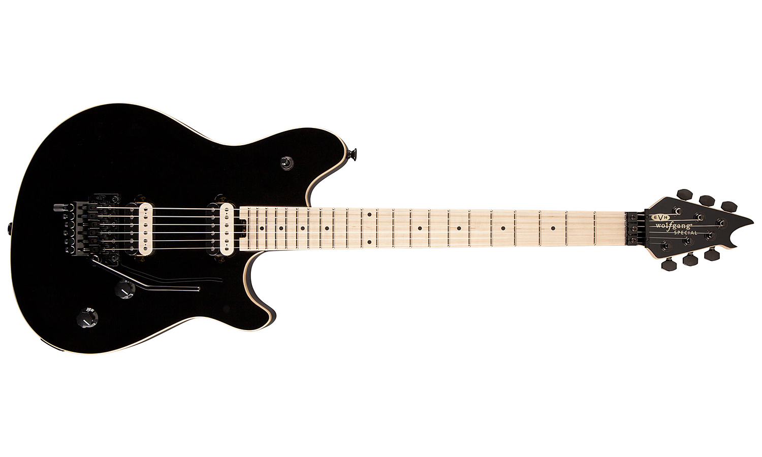 Evh Wolfgang Special Mex Mn - Gloss Black - Guitare Électrique MÉtal - Variation 1