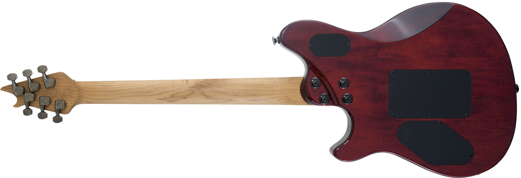 Evh Wolfgang Standard Exotic Ziricote 2h Fr Mn - Dark Natural - Guitare Électrique RÉtro Rock - Variation 1