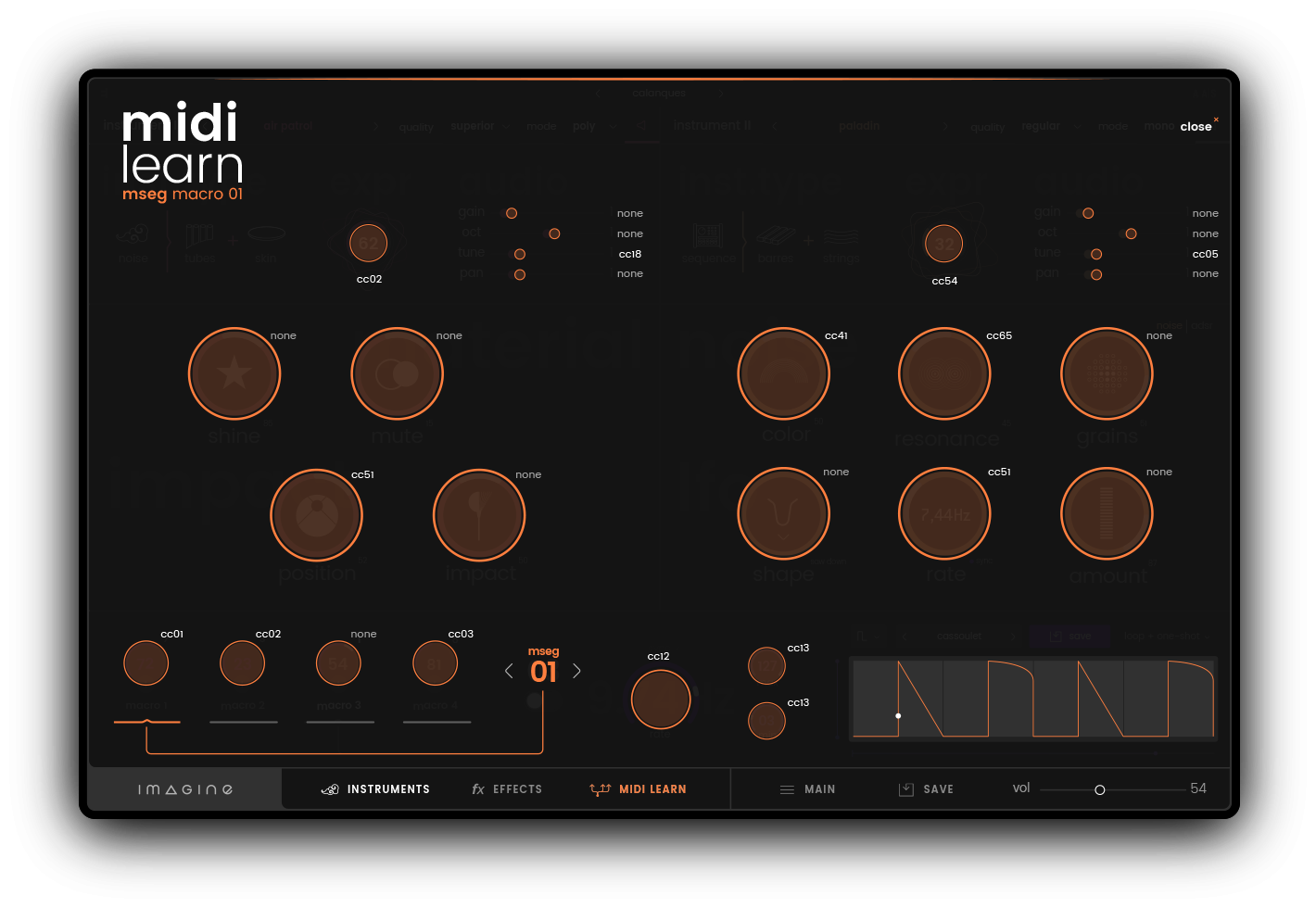 Expressive E Imagine - Plug-in Effet - Variation 2