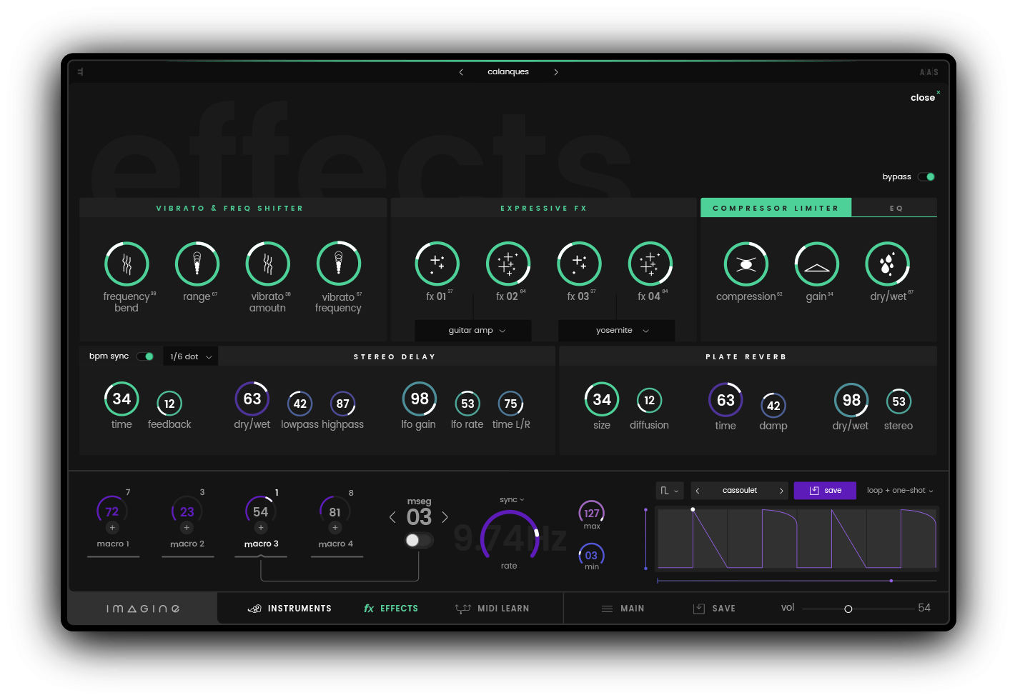 Expressive E Imagine - Plug-in Effet - Variation 3