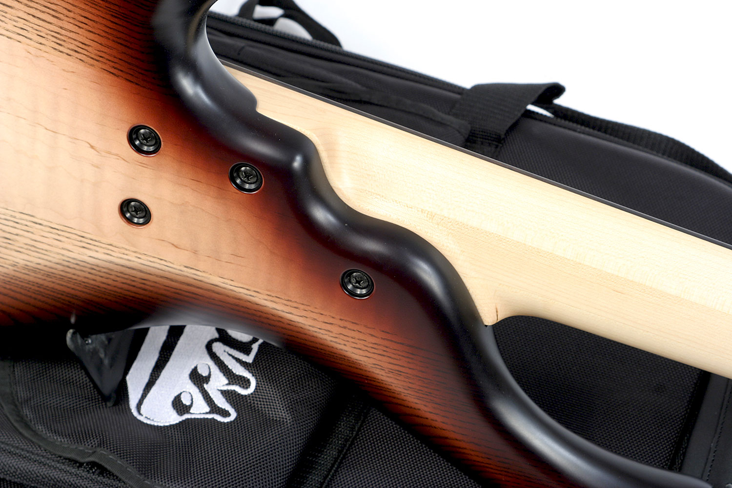 F Bass Bnf5 Fretless 5 String Ebony Fretboard - Brown Burst Satin - Basse Électrique Solid Body - Variation 4