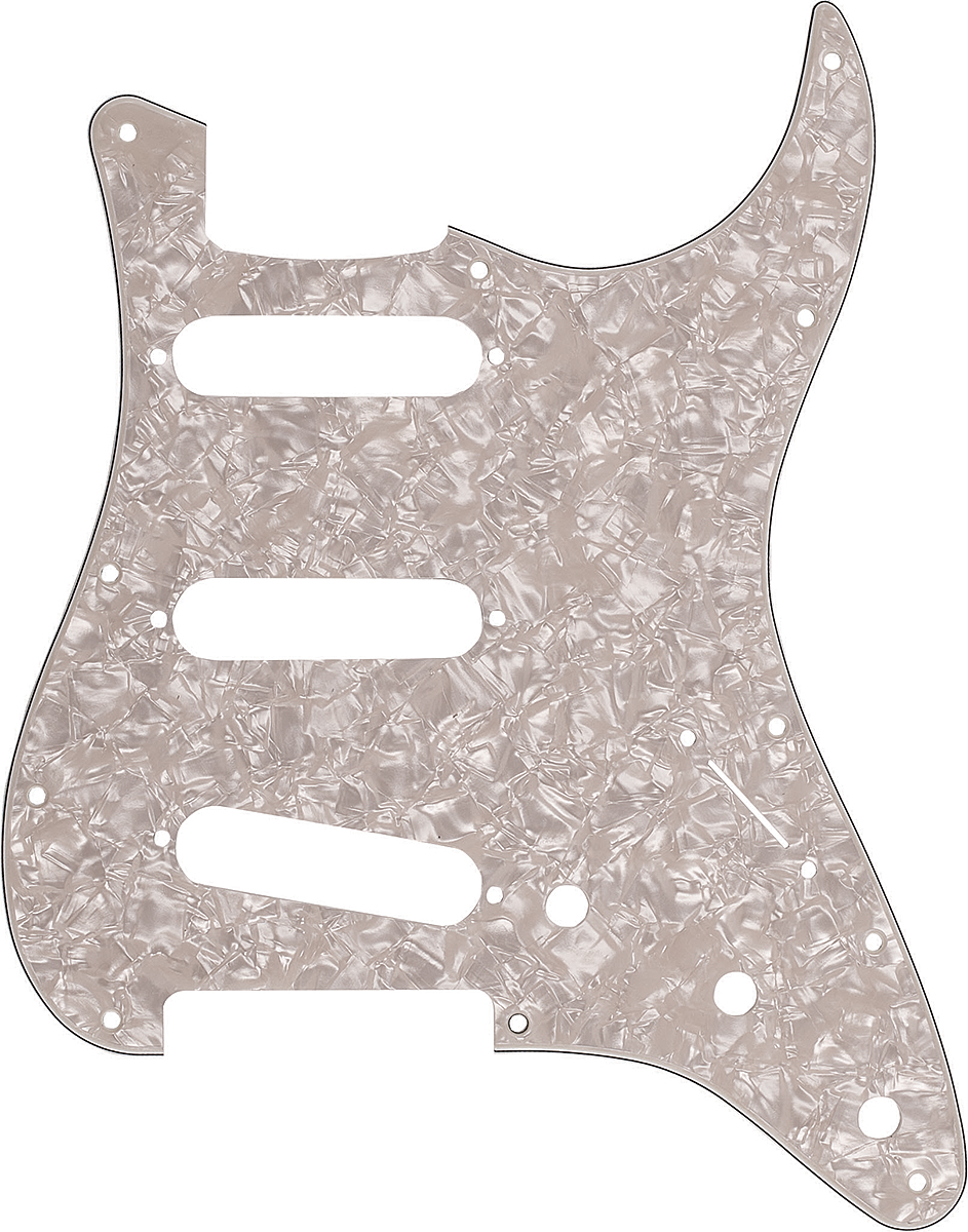 Pickguard Fender 11Hole ModernStyle Stratocaster S/S/S 4Ply Aged