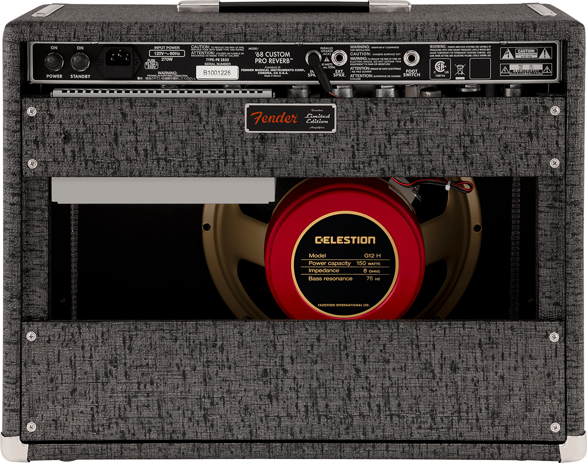 Fender 1968 Custom Pro Reverb Ltd Pewter 40w 6l6 1x12 - Ampli Guitare Électrique Combo - Variation 2