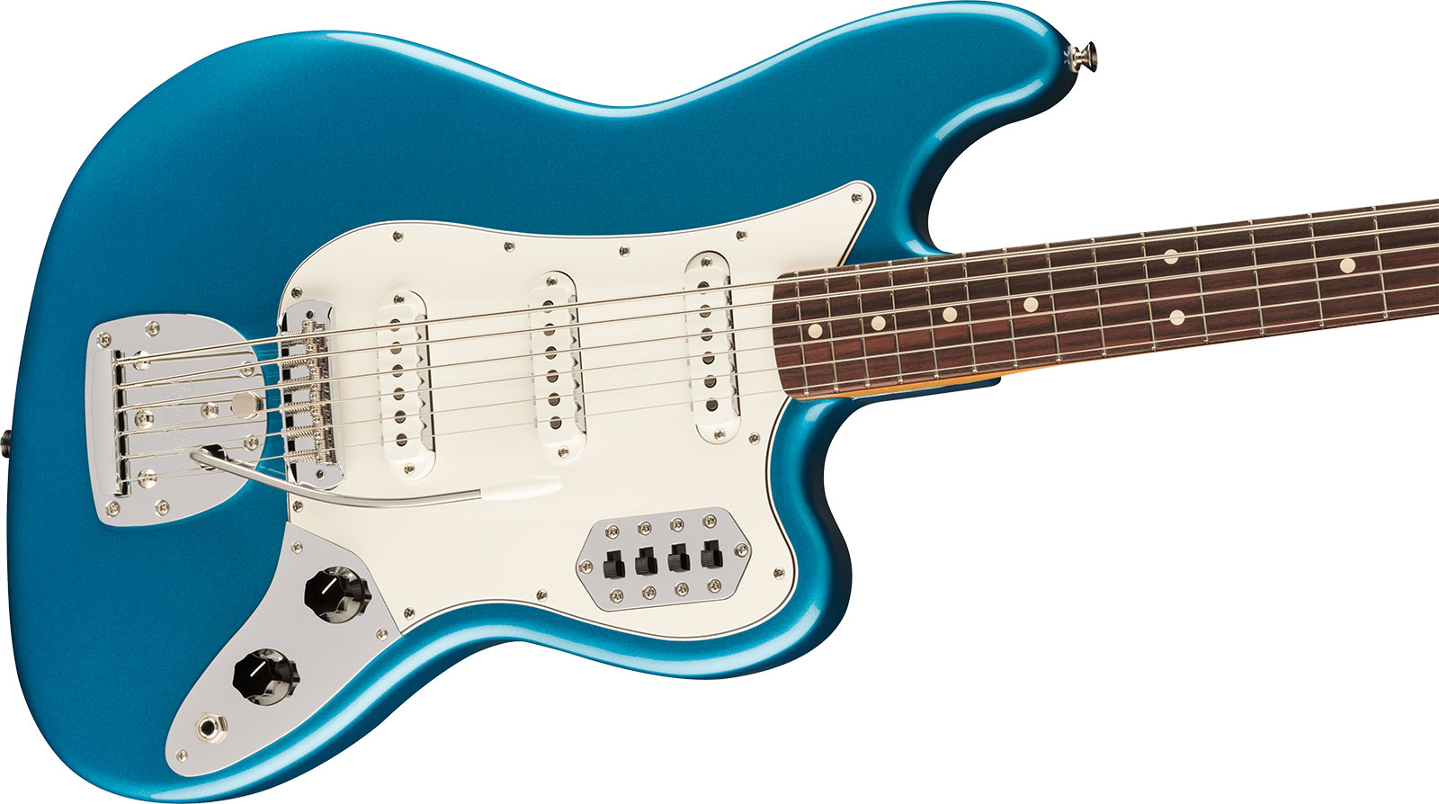 Fender 60s Bass Vi Vintera 2 3s Trem Rw - Lake Placid Blue - Guitare Électrique Baryton - Variation 2