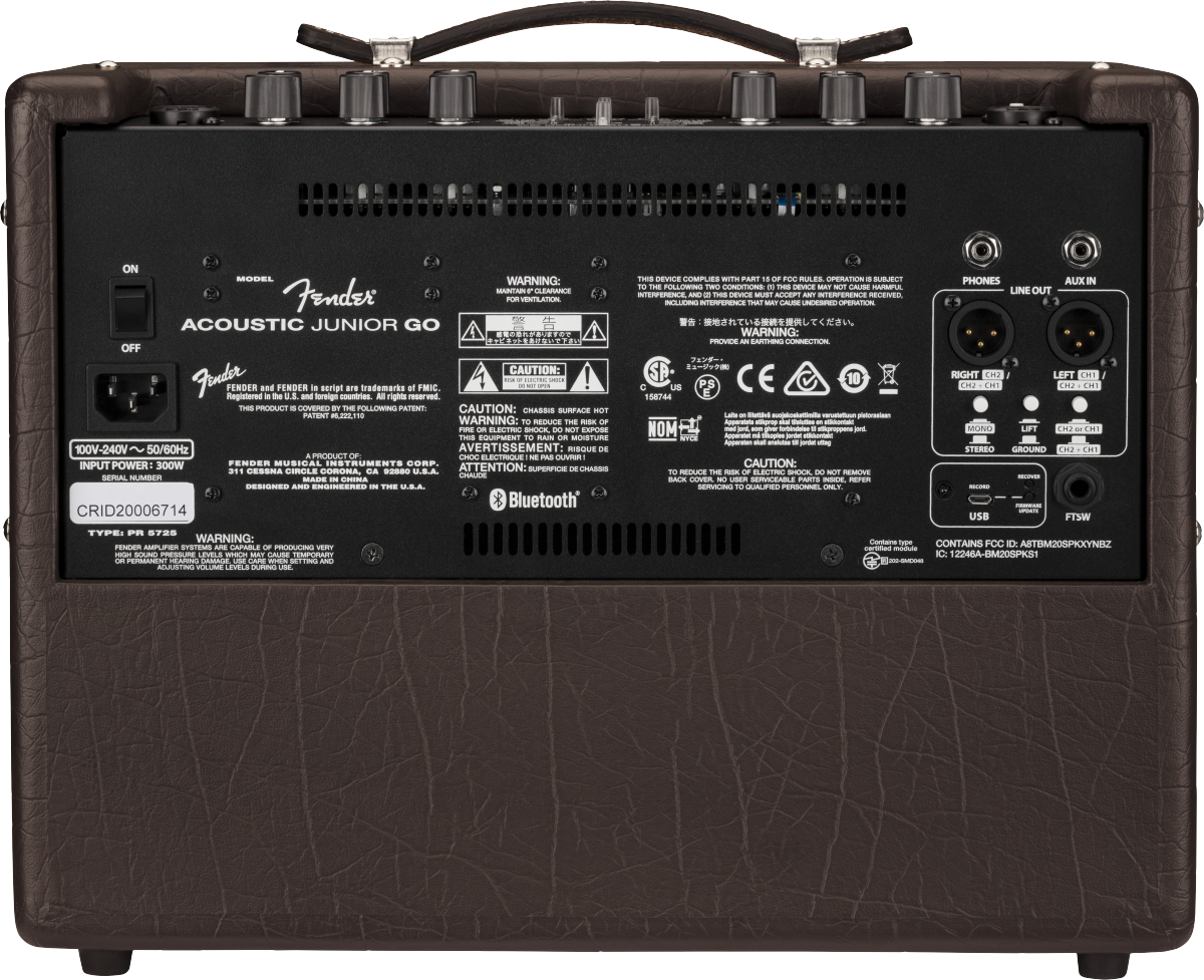 Fender Acoustic Junior Go Batterie 100w 1x8 - Combo Ampli Acoustique - Variation 1