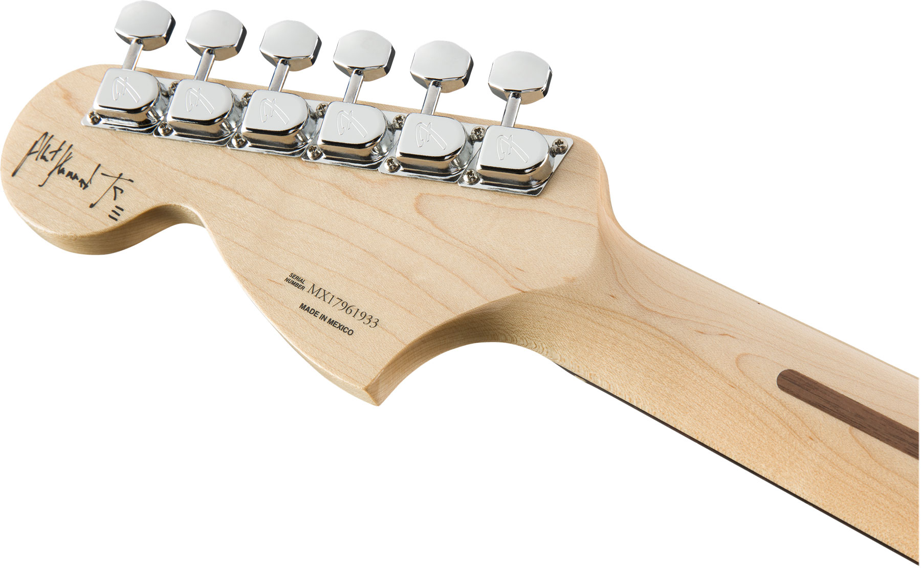 Fender Albert Hammond Strat Mex Signature 3s Trem Rw - Olympic White - Guitare Électrique Forme Str - Variation 3