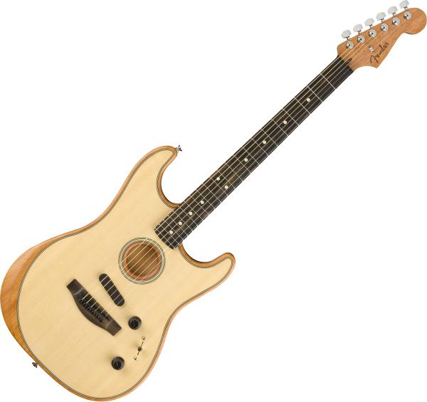 Guitare electro acoustique Fender American Acoustasonic Stratocaster - Natural