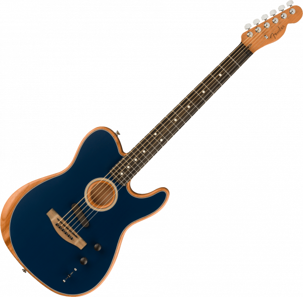 Guitare electro acoustique Fender American Acoustasonic Telecaster (USA) - Steel blue