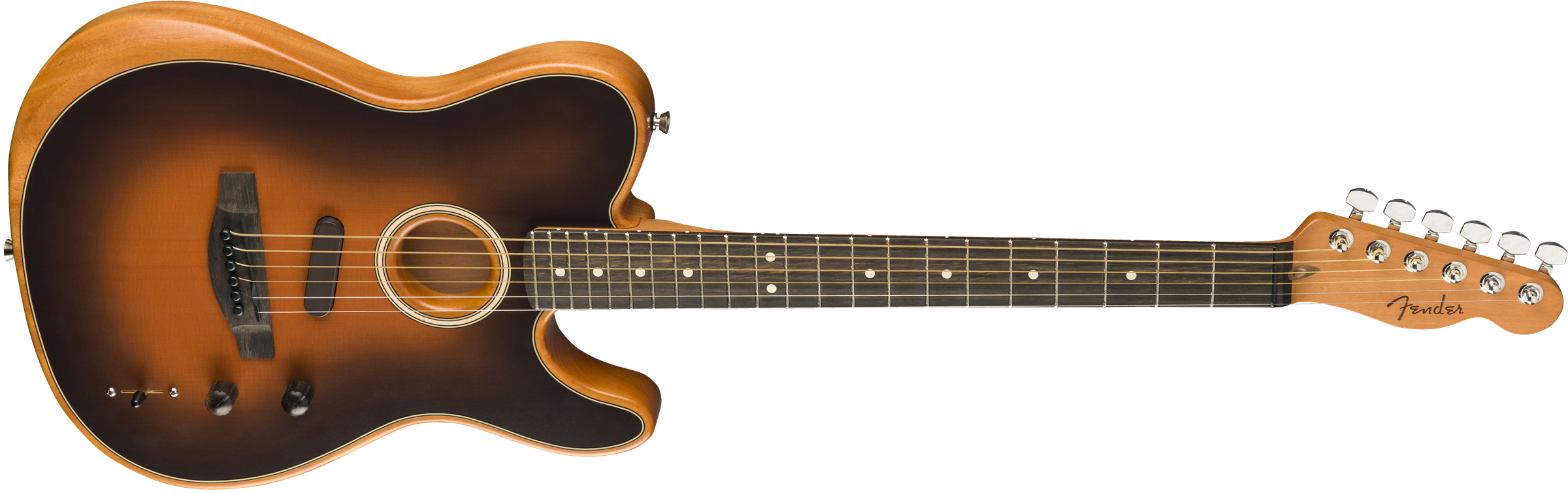 Fender Tele American Acoustasonic Usa Eb - Sunburst - Guitare Acoustique - Variation 2