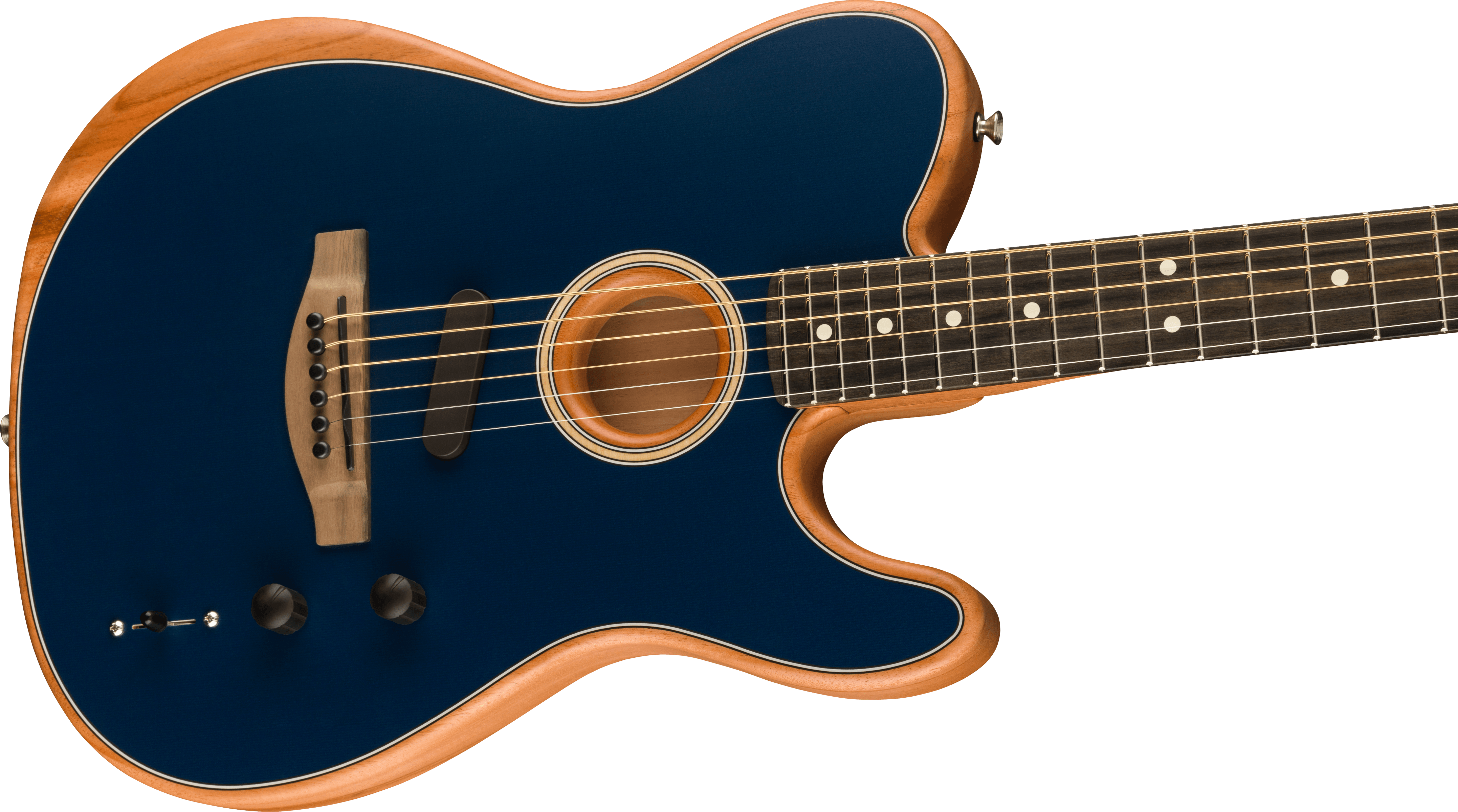 Fender American Acoustasonic Tele Usa Eb - Steel Blue - Guitare Electro Acoustique - Variation 2