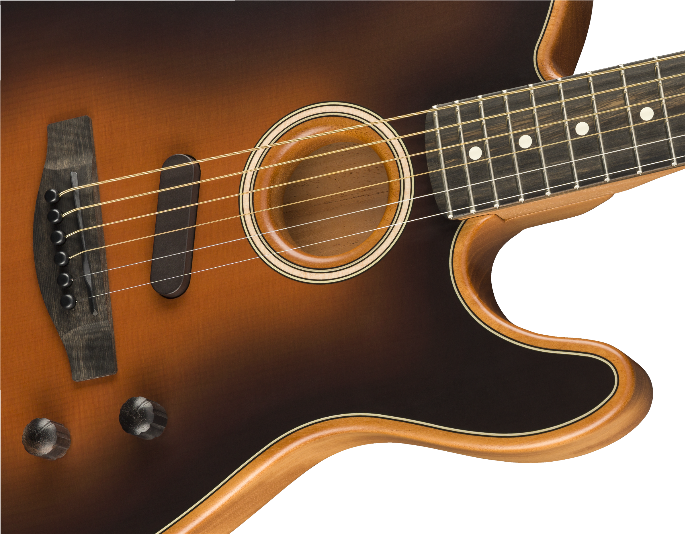 Fender Tele American Acoustasonic Usa Eb - Sunburst - Guitare Acoustique - Variation 3