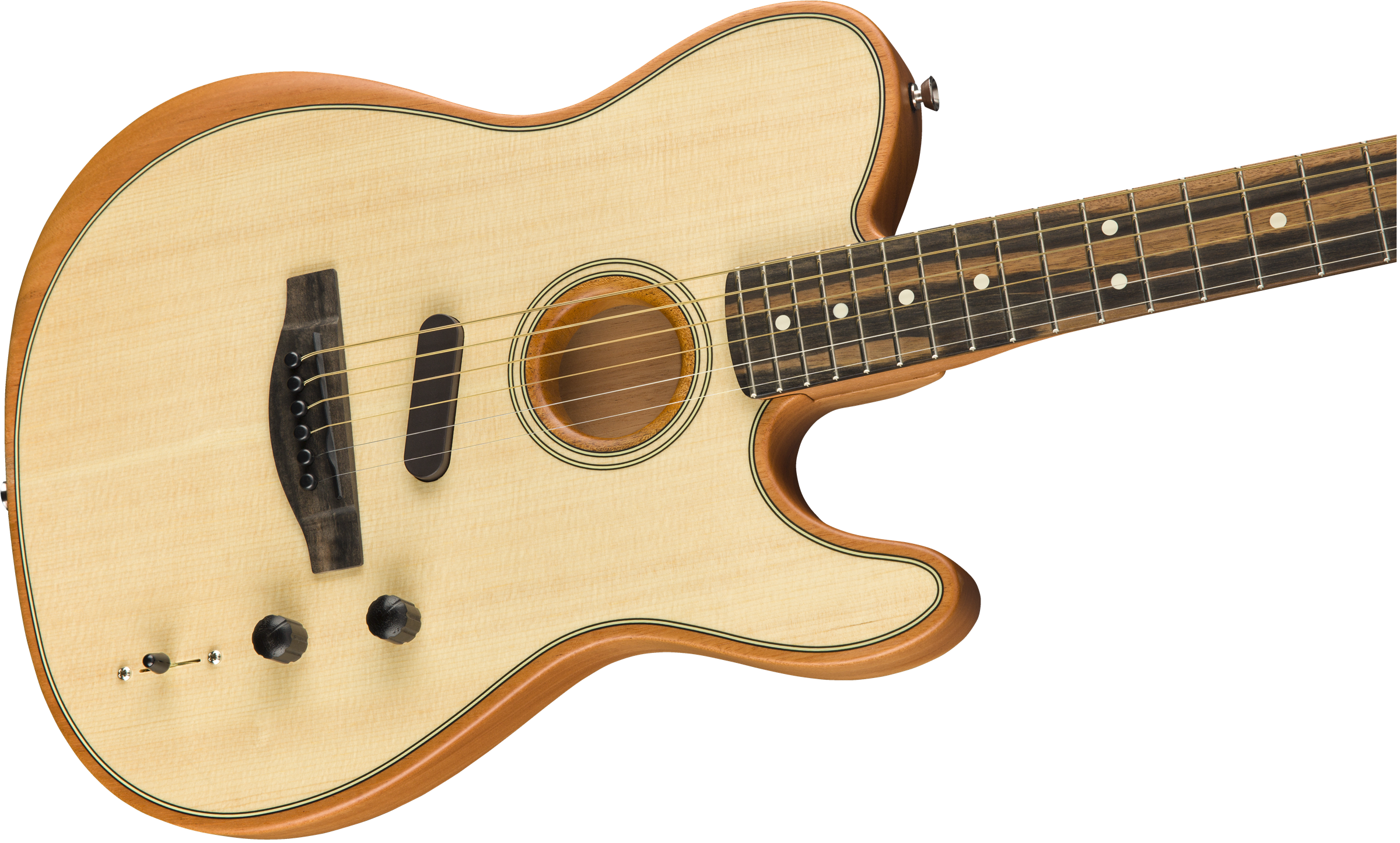Fender Tele American Acoustasonic Usa Eb - Natural - Guitare Acoustique - Variation 3