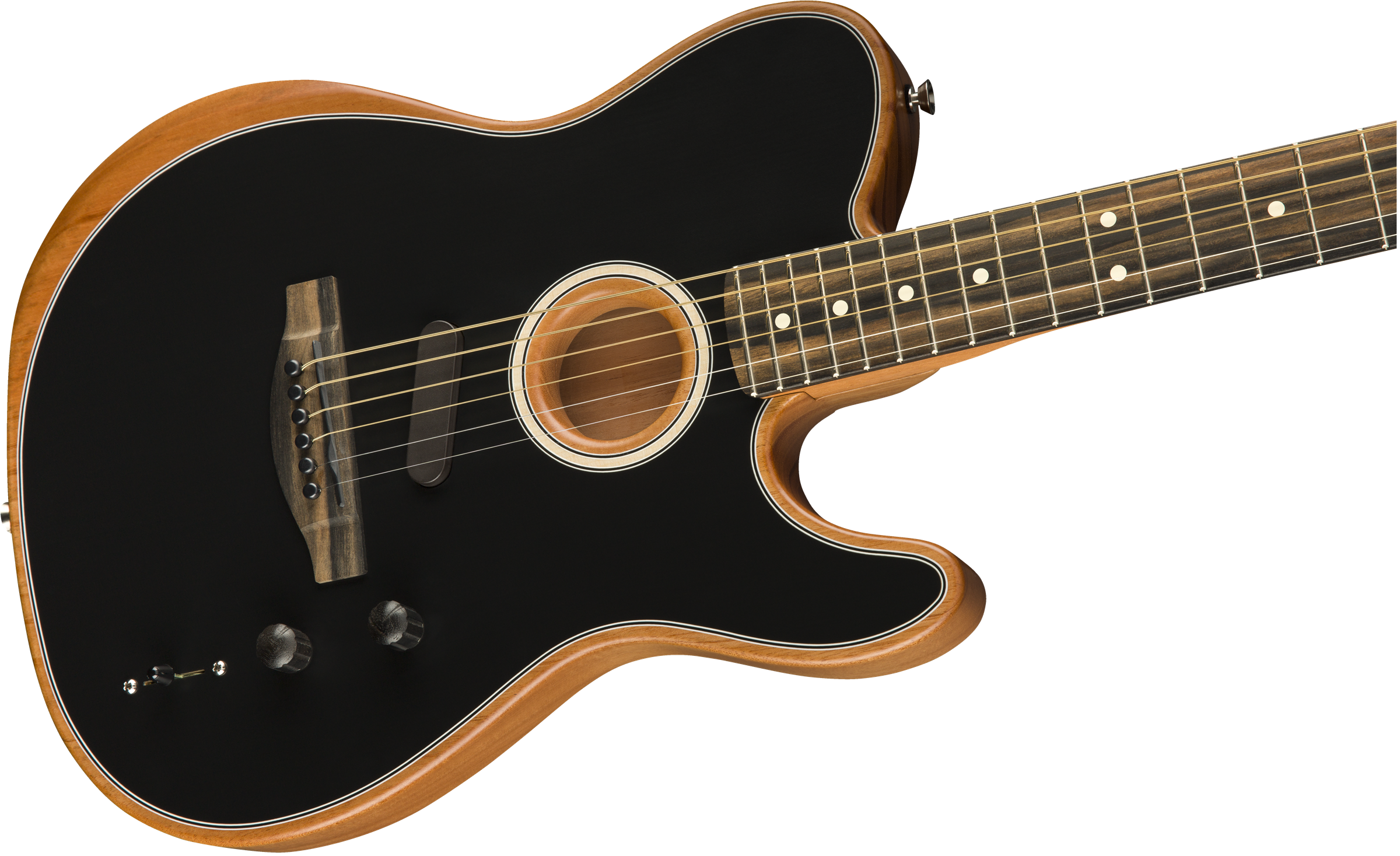 Fender Tele American Acoustasonic Usa Eb - Black - Guitare Electro Acoustique - Variation 3