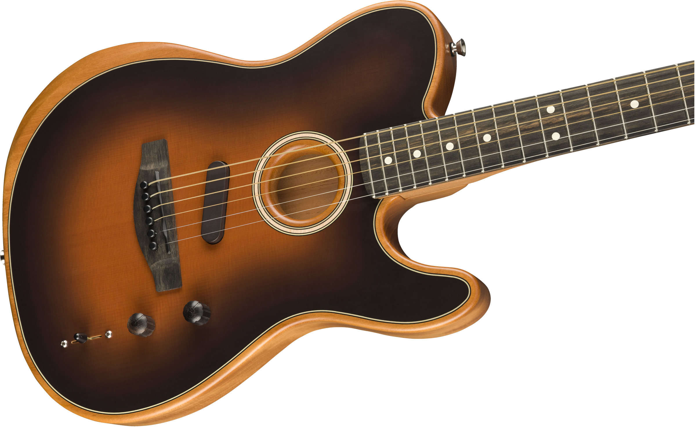 Fender Tele American Acoustasonic Usa Eb - Sunburst - Guitare Acoustique - Variation 4