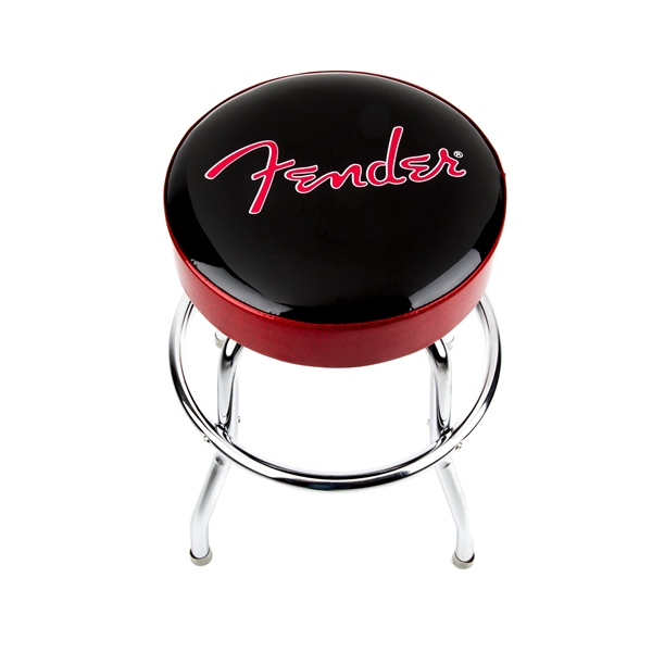 Fender Barstool Black & Red - 24in - Tabouret Bar Stool - Variation 1