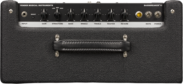 Fender Bassbreaker 15 Combo 15w 1x12 Celestion Greenback Midnight Oil - Ampli Guitare Électrique Combo - Variation 2