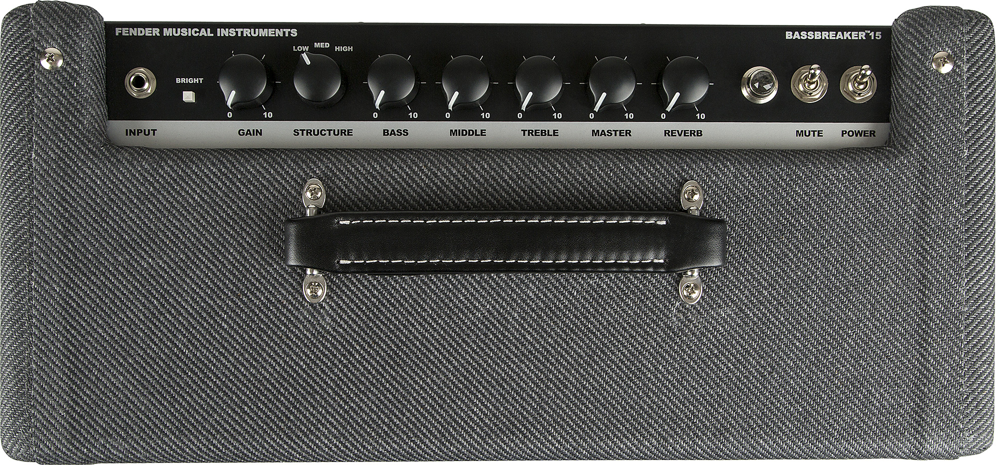 Fender Bassbreaker 15 Combo 15w 1x12 Gray Tweed - Ampli Guitare Électrique Combo - Variation 3