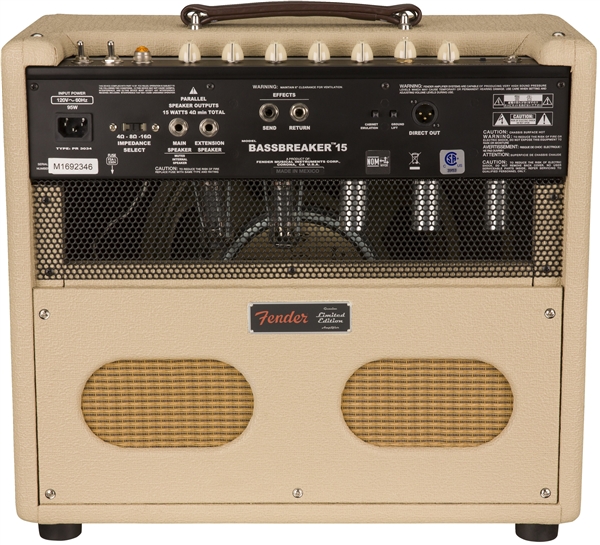 Fender Bassbreaker 15 Combo Fsr Ltd 15w 1x12 Celestion G12h30 Blonde - Ampli Guitare Électrique Combo - Variation 2