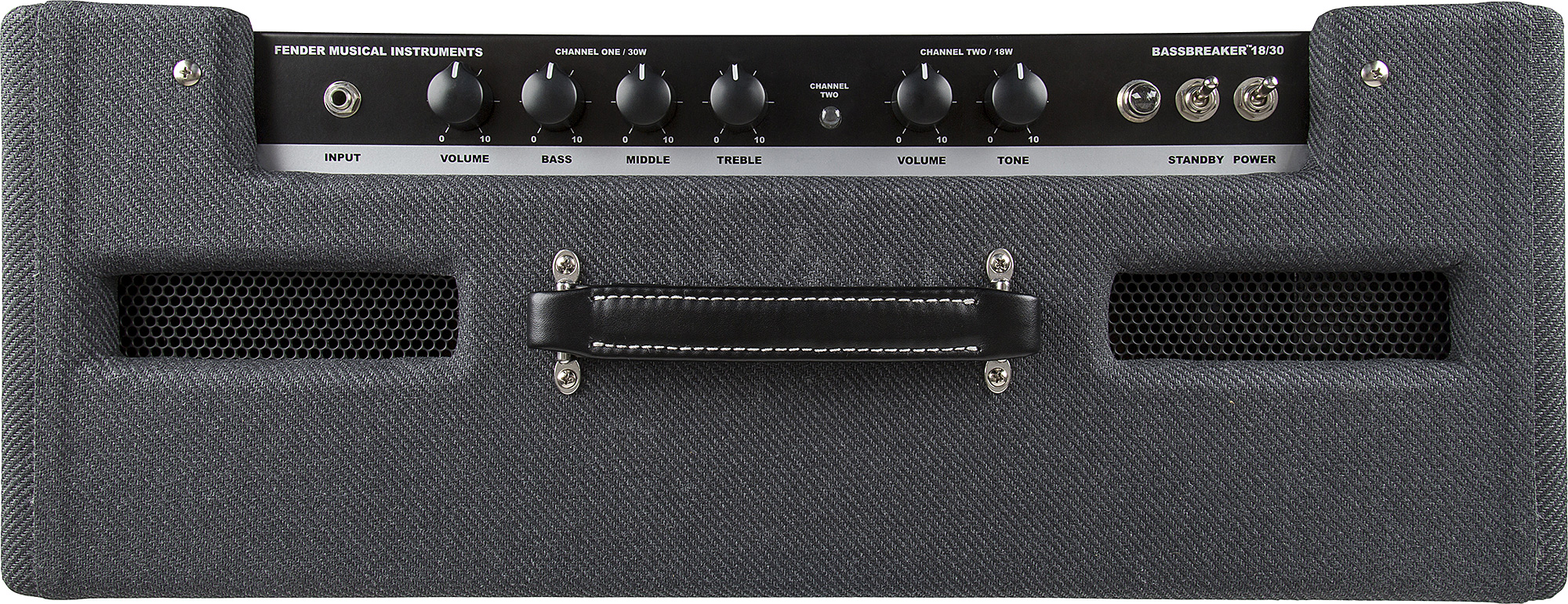 Fender Bassbreaker 18/30 Combo 18/30w 2x12 Gray Tweed - Ampli Guitare Électrique Combo - Variation 3