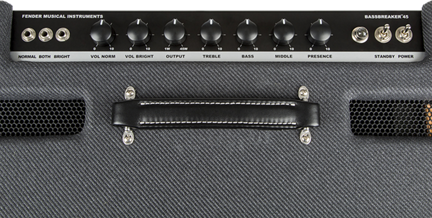 Fender Bassbreaker 45 Combo 1/45w 2x12 Gray Tweed - Ampli Guitare Électrique Combo - Variation 3