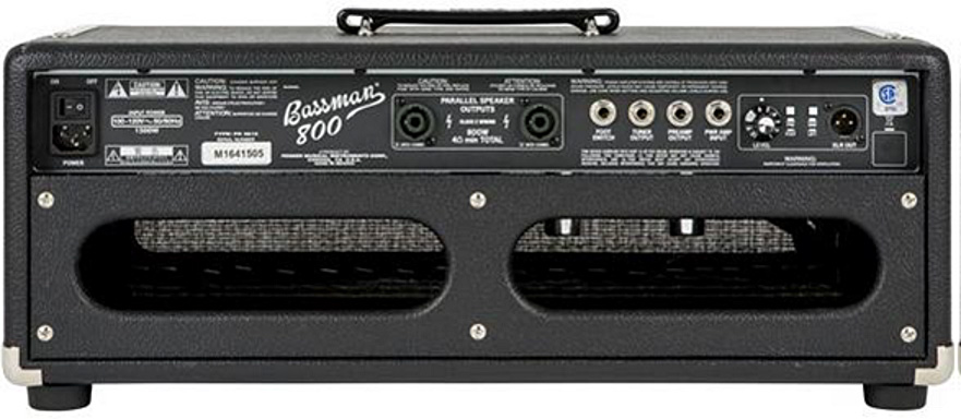 Fender Bassman 800 Head 800w 4-ohms Black/silver - TÊte Ampli Basse - Variation 1