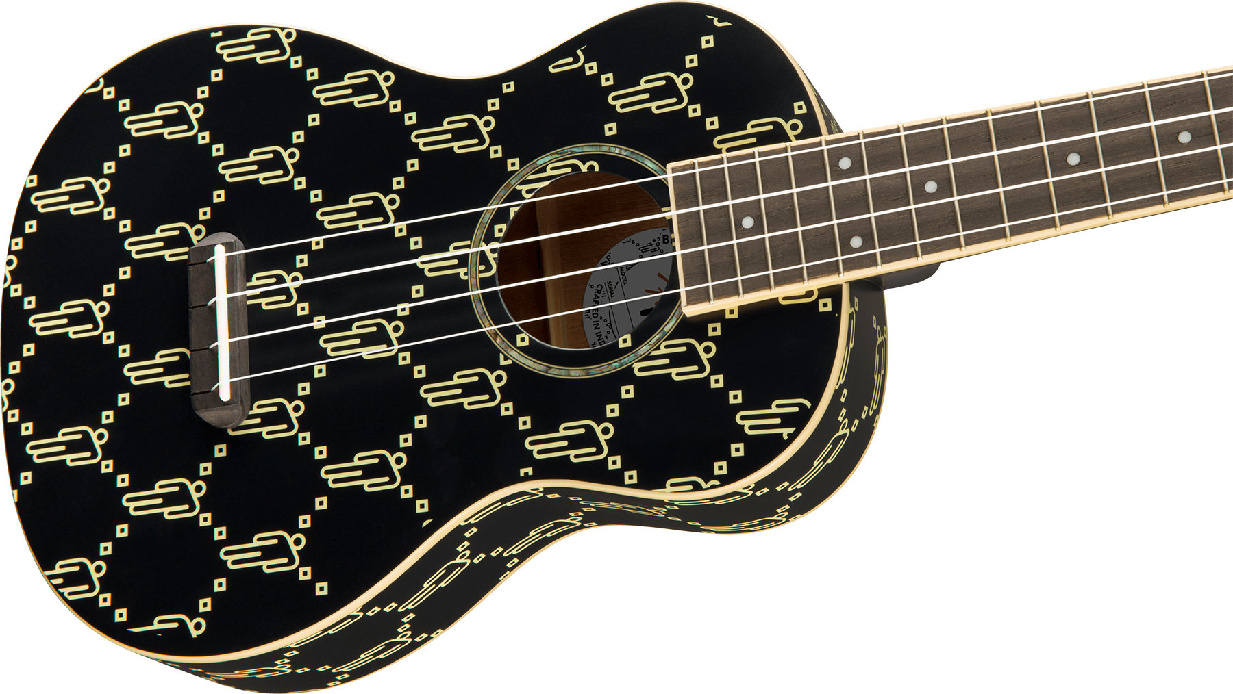 Fender Billie Eilish Concert Signature Tout Sapele Wal - Black - UkulÉlÉ - Variation 2