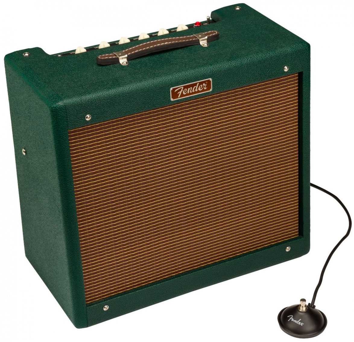 Fender Blues Junior Iv Fsr Ltd 15w 1x12 Celestion A-type British Racing Green - Ampli Guitare Électrique Combo - Variation 3