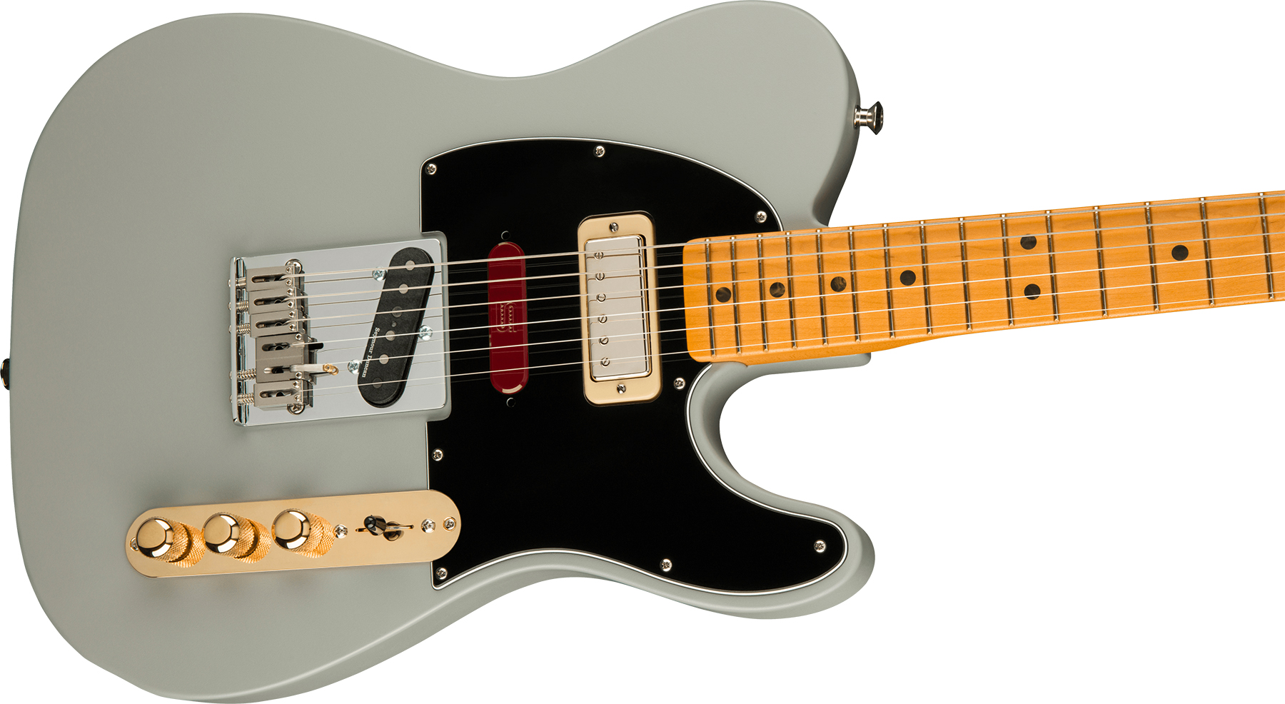 Fender Brent Mason Tele Signature Usa Ssh B-bender Mn - Primer Gray - Guitare Électrique Forme Tel - Variation 2