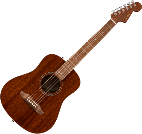 Fender California Standard Redondo Mini +Bag - natural Folk guitar