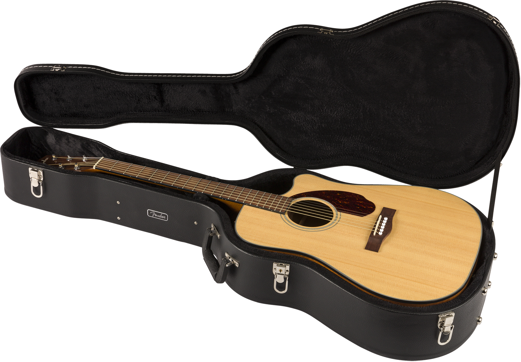 Fender Cd-140sce Classic Design Dreadnought Cw Epicea Ovangkol Wal +etui - Natural - Guitare Electro Acoustique - Variation 5