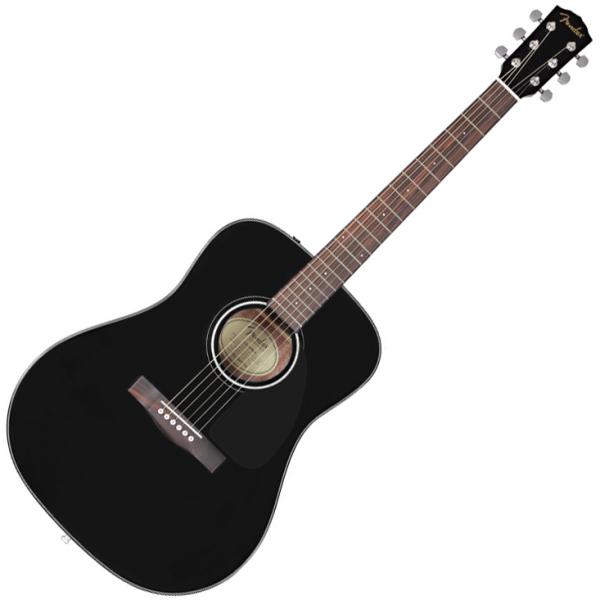 Fender CD-60 - black Folk guitar