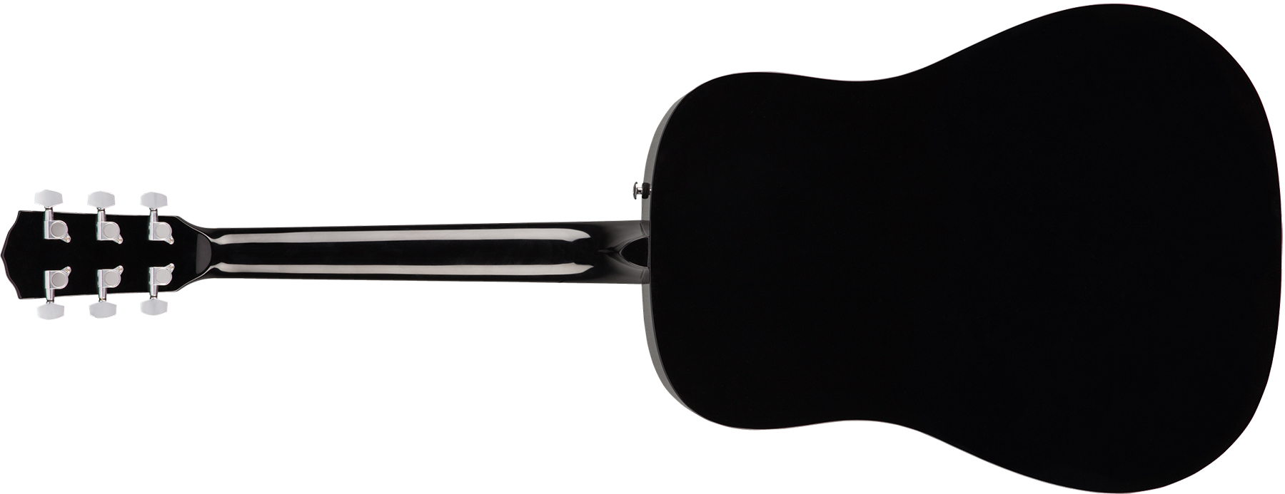 Fender Cd-60s 2019 Dreadnought Epicea Acajou Wal - Black - Guitare Acoustique - Variation 1