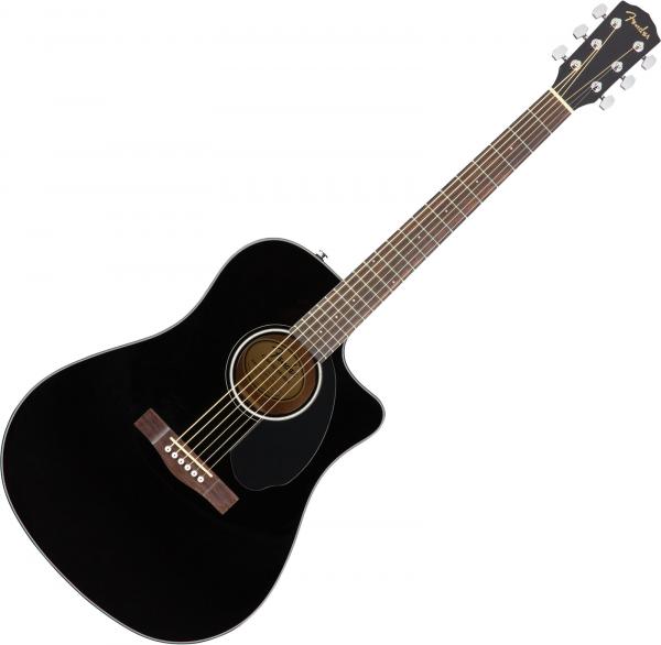 Guitare electro acoustique Fender CD-60SCE - Black