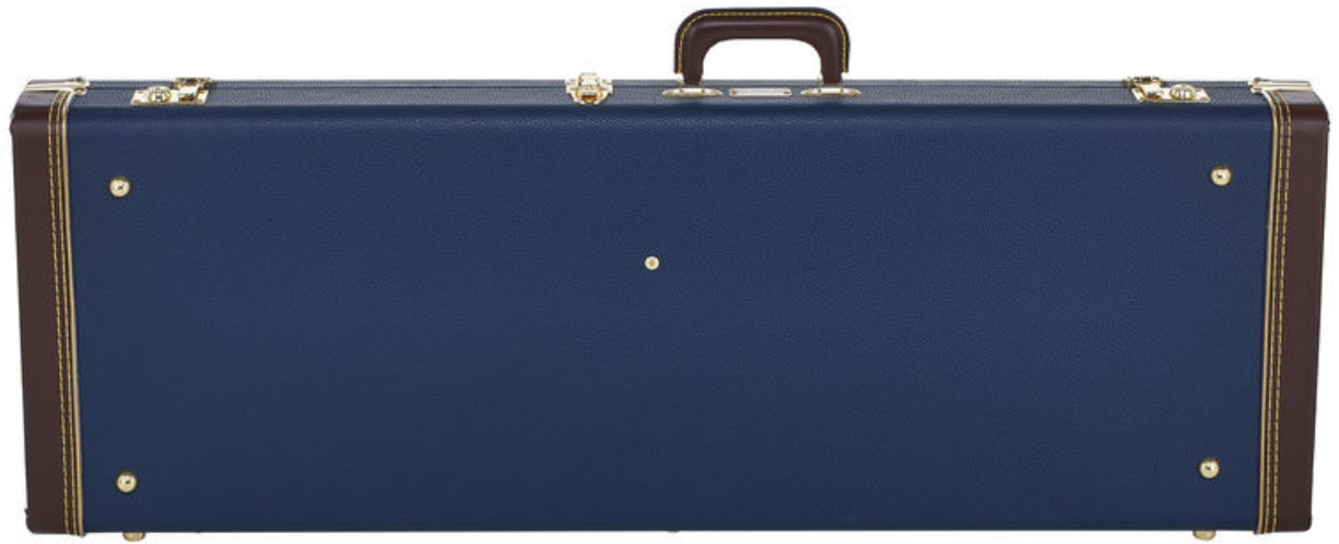 Fender Classic Wood Strat/tele Electric Guitar Case Bois Navy Blue - Housse Guitare Électrique - Variation 1