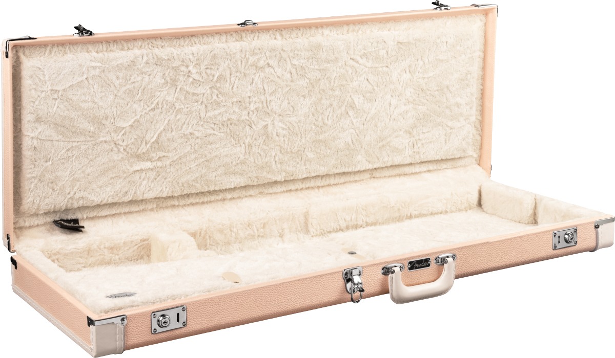 Fender Classic Wood Strat/tele Electric Guitar Case Bois Shell Pink - Etui Guitare Électrique - Variation 1