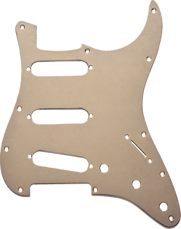 Fender 11-hole Modern-style Anodized Stratocaster S/s/s - Gold - - Pickguard - Main picture