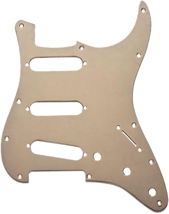 Pickguard Fender 11-Hole Modern-Style Anodized Stratocaster S/S/S - Gold