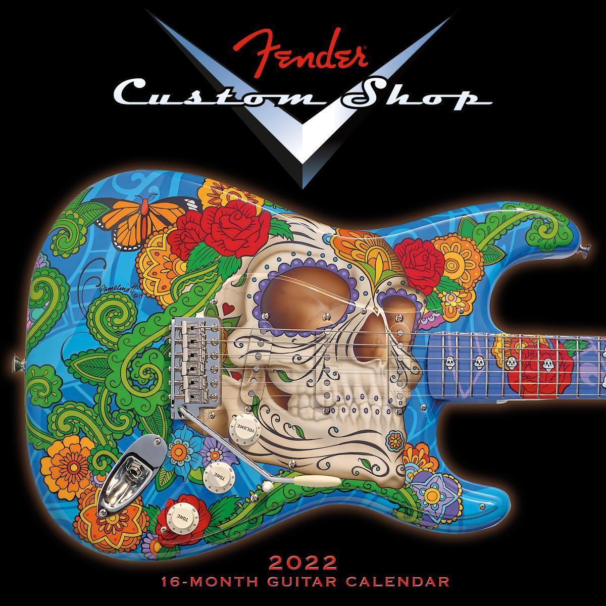 Calendrier Fender 2022 Custom Shop Wall Calendar