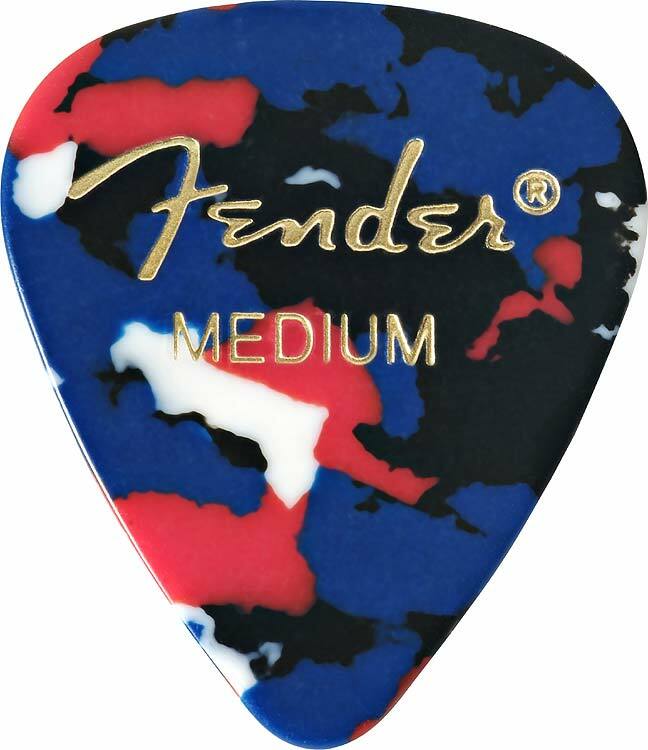 Fender 351 Classic Celluloid Thin Confetti - MÉdiator & Onglet - Main picture