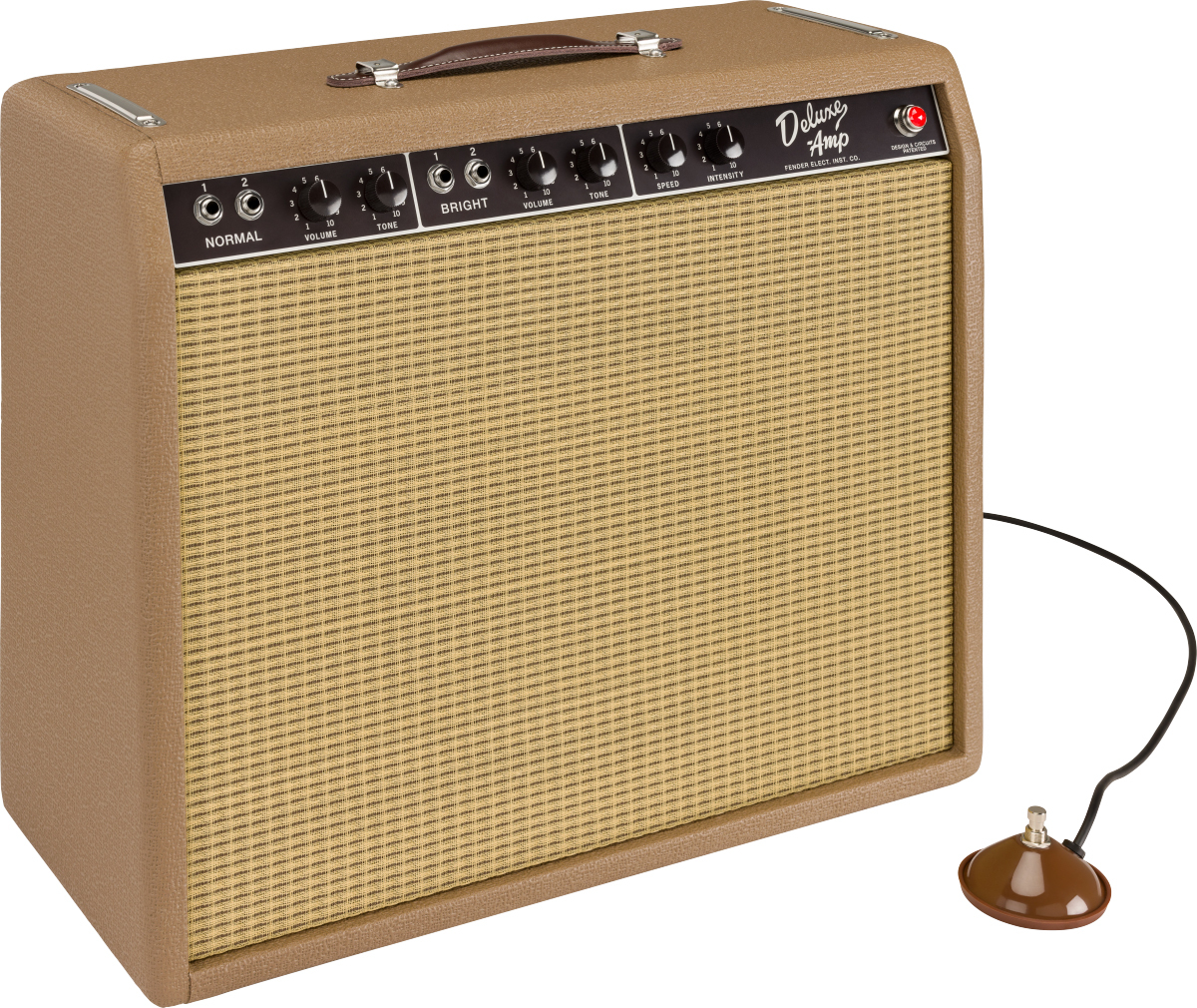Fender 62 Deluxe Amp American Vintage Combo 20w 6v6 1x12 Brown - Ampli Guitare Électrique Combo - Main picture