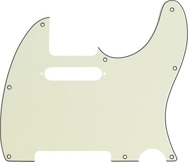 Fender 8-hole Mount Multi-ply Telecaster Pickguards - Mint Green - Pickguard - Main picture