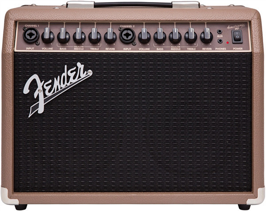 Fender Acoustasonic 40w 2x6.5 - Combo Ampli Acoustique - Main picture